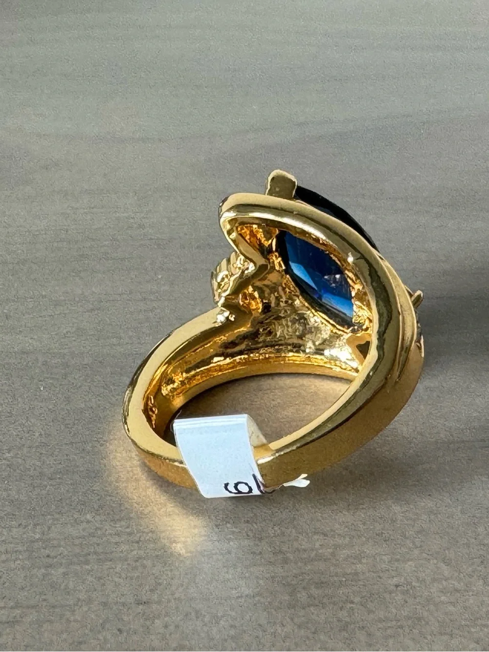 Blue Sapphire Cocktail Ring